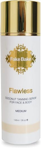 Flawless Coconut – Serum Bronzeador Facial Iluminador com Ácido Hialurônico – Leve e Hidratante – 50ml - Fake Bake
