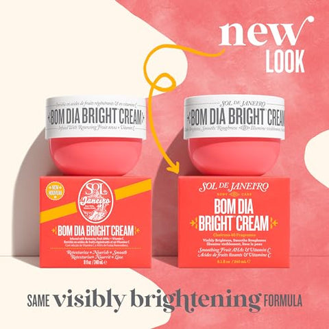 SOL DE JANEIRO Creme Corporal Bom Dia AHA Iluminador e Suavizante – 200g