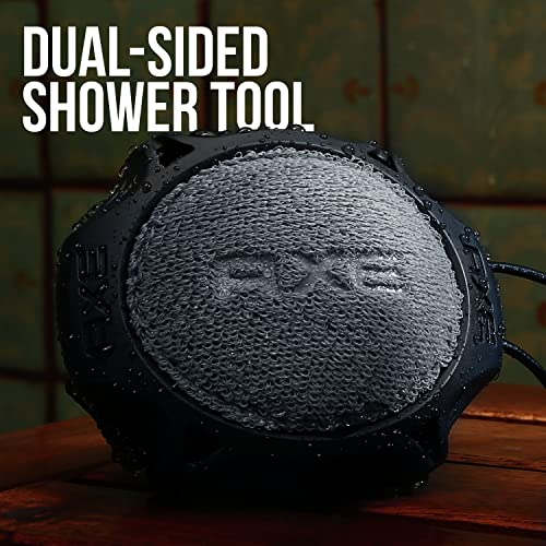 Modern Shower Tool – Limpeza da Pele para uma Pele Mais Suave – Esfoliante e Limpeza Suave – Tamanho Único 3 Unidades, Preto - AXE