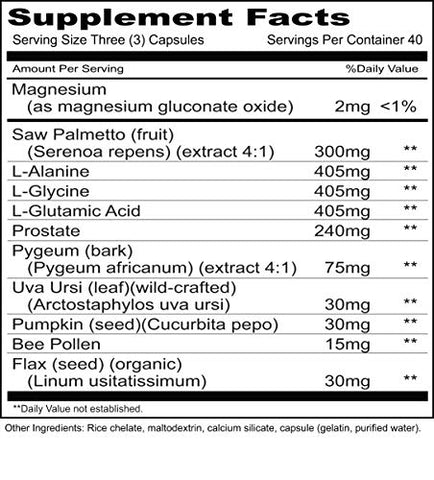 Vitamins – Saúde da Próstata 120 Cápsulas – Apoio à Próstata Saudável e Equilíbrio Hormonal Masculino na Faixa Normal com Benefícios Adicionais para a Próstata - Priority One