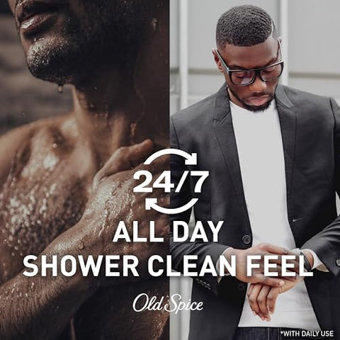 Red Collection Body Wash for Men – Fragrância Capitão – 710 ml (Pacote com 4 unidades) - Old Spice