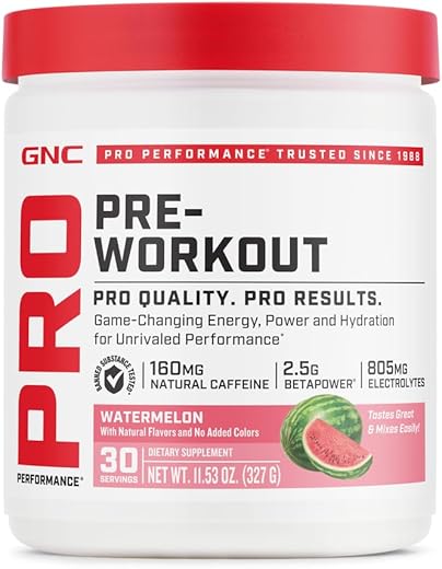 Pro Performance Pré-Treino | Melancia | 30 Porções | Marca GNC - GNC