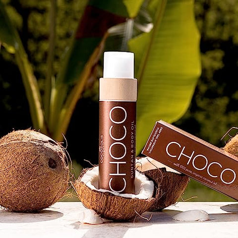 CHOCO Suntan – Bronzeado Natural com Óleo de Coco e Cacau 100ml - COCOSOLIS