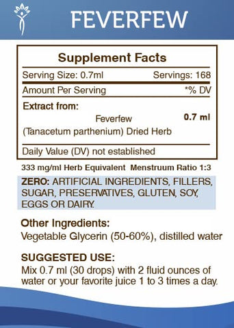 Secrets of the Tribe - Segredos da Tribo Extrato Líquido de Tanaceto Sem Álcool, Erva Seca de Tanaceto (4 FL OZ)