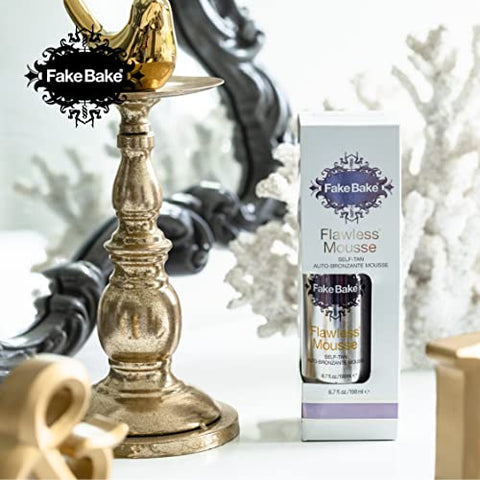Flawless Mousse Autobronzeador – Bronzeado Perfeito e Duradouro para Todos os Tons de Pele Feminina - Fake Bake