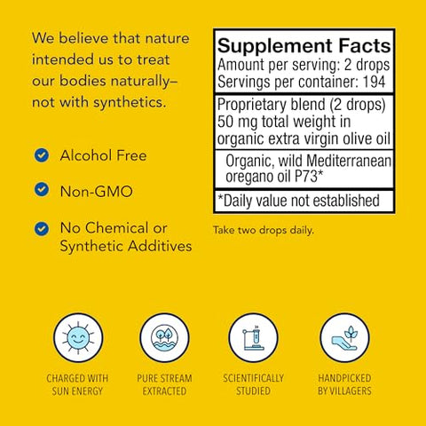 NORTH AMERICAN HERB & SPICE - North American Herb: Óleo de Orégano Selvagem – 30ml | Poderoso Antioxidante Natural