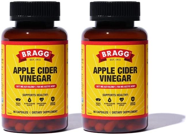 Cápsulas de Vinagre de Maçã Bragg – Vitamina D3
