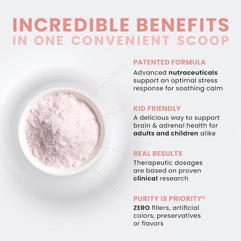 Pure Therapro Rx - Just Relax – 60 Porções de Cereja | Suporta: Humor Relaxado, Pressão Arterial Saudável, Bem-Estar Emocional, Equilíbrio Hormonal* | Myo-inositol; Di-Malato de Magnésio, GABA, Taurina | Marca: Just Relax