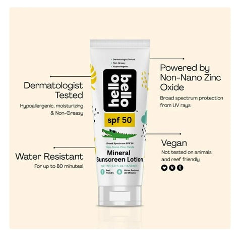 Generic - Protetor Solar Infantil Mineral SPF 50 Hello Bello, Fórmula Amiga dos Corais, 150 ml