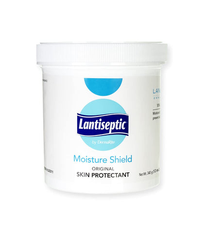 DermaRite - Lantiseptic Moisture Shield – Creme Barreira Protetor para Pele Original – 50% Lanolina – 1 Pote, 340g