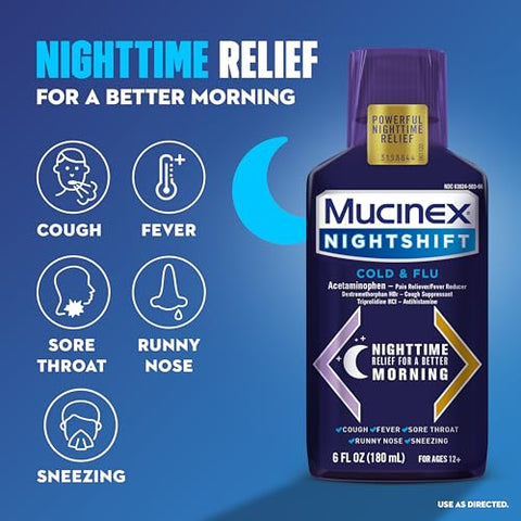 FastMax DM Max Cold – Alívio rápido para o resfriado com tosse seca – 120ml - Mucinex