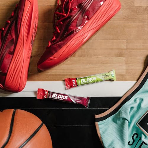 Energy Chews Laranja com 25mg de Cafeína – Sem GMO – Alimento à Base de Plantas – Energia Rápida para Ciclismo e Corrida – Lanche para Treino (2,1g, 18 Unidades) – Sortido - Clif Bloks