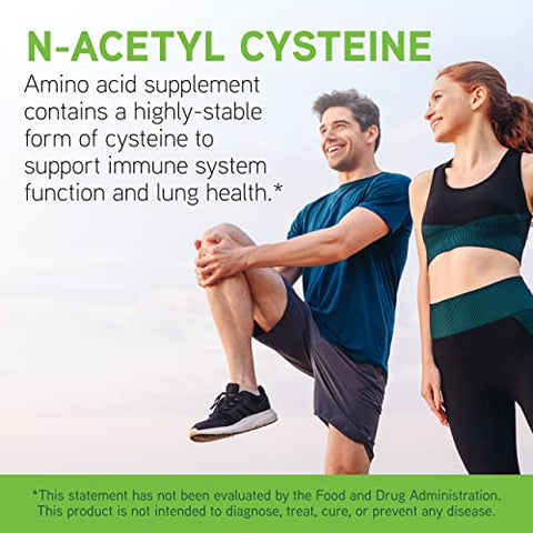 Laboratories – N-Acetyl Cysteine 500 mg – Suporte para o Sistema Imunológico e Saúde Pulmonar – Vegetariano, Sem Glúten – 90 Cápsulas - DAVINCI