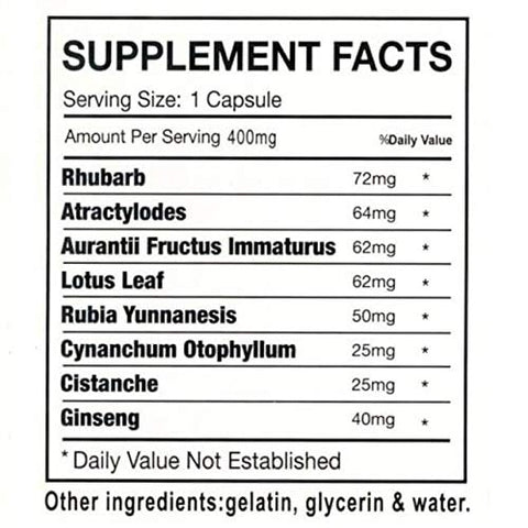 InnerPure ® – 6 HERBAS para Movimentos Intestinais Saudáveis e Bem-Estar Digestivo. Promova Regularidade, Nutra a Saúde Intestinal e Alcance o Equilíbrio Digestivo. Cápsulas Detox e Beleza, 60g - FAR LONG