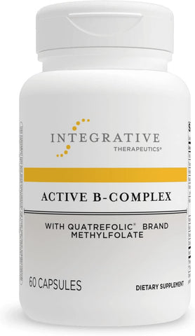 Active B-Complex – Suporte ao Metabolismo Energético – Suplemento de Vitaminas do Complexo B com 8 Vitaminas B, Vitamina B12, Folato, Colina – 60 Cápsulas - Integrative Therapeutics