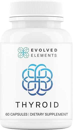 Evolved Elements - Suplemento de Tireoide Bovina Desidratada de Pasto – Suporte para a Tireoide Feminina – Energia