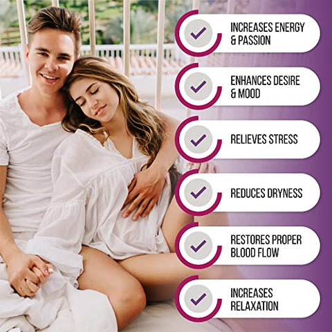 Sapir's Nutrition - Aumente a Paixão e o Desejo com o Estimulante de Libido Feminino – Potencialize sua Vida Sexual