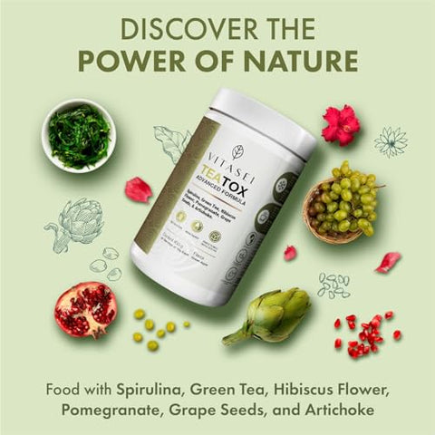 VITASEI - Teatox Detox: Chá Detox Natural para Limpeza do Organismo – 100% Eficaz e Saudável