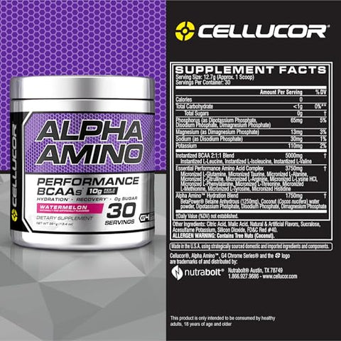 Alpha Amino EAA: Energia e Recuperação Muscular Avançadas - Cellucor