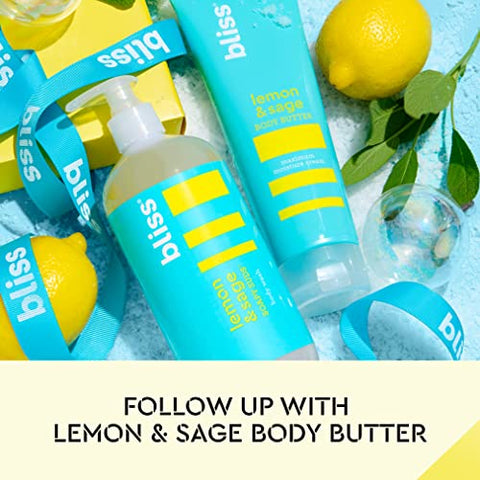 Soapy Suds Body Wash – Limão e Sálvia – 946 ml – Suave e Hidratante para uma Pele Supremamente Macia – Livre de Parabenos – Vegano - Bliss