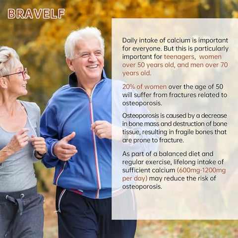 bravelf - Gomas de Vitamina D3 K2 Citrato de Cálcio 1200mg, Zinco, Magnésio, Boro, Cobre para Suporte Ósseo e Imunológico – Goma de Vitamina K2 sem Açúcar (2)