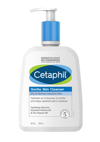 Limpeza Suave para Pele 1 Litro 1000ml 32oz 946ml – Cuidados com a Pele - Cetaphil