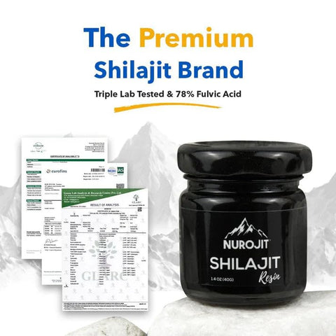 NuroJit - Shilajit Puro Resina 40g – Potencialize sua saúde com o melhor!