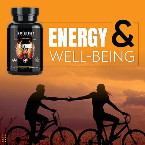 Leviathan Nutrition - Leviathan Thyroid Support | Energia – Fórmula Poderosa para o Suporte da Tireoide