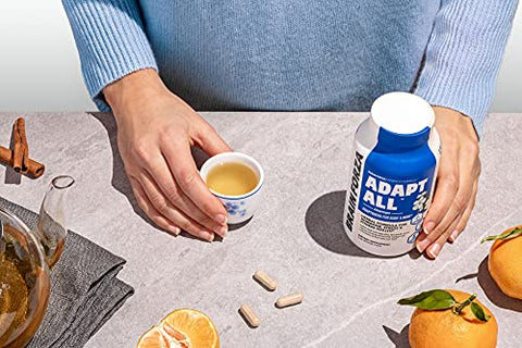 Adapt All Herbal Adaptogen – Redutor de Estresse Natural – 60 cápsulas – 100% Natural – Marca Brain Forza - Brain Forza