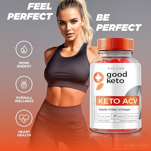 rize labs - Good Keto ACV Gummies – Fórmula Premium para Perda de Peso Avançada com Vinagre de Maçã, 100% Natural e Avaliações GoodKeto (60…)