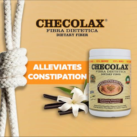 CHECOLAX - Nosso Fibra Alimentar Alivia Naturalmente a Constipação, Promove Regularidade e Alívio de Inchaço – Marca do Produto