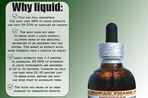 Noni Extrato Líquido Sem Álcool, Orgânico de Noni (Morinda citrifolia) Fruta Seca Glicerito Natural de Suplemento Herbal, Hawaii Pharm, EUA 2×120 ml