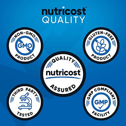 HMB (1500mg) e Vitamina D3 (6000 UI) – 240 Cápsulas, 80 Porções – Livre de Glúten e Não-OGM - Nutricost