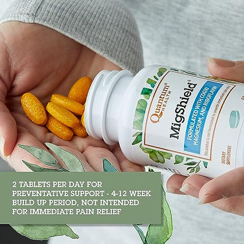 Health MigShield: Suplemento de Magnésio com Riboflavina – Fortaleça sua saúde com a marca líder em suplementos - Quantum