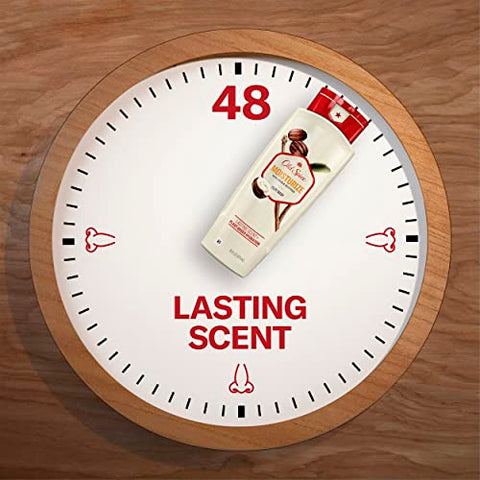 Sabonete Líquido para Homens Hidratante com Manteiga de Karité, 30 ml (Pacote com 4) - Old Spice