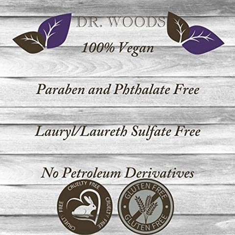 Sabonete Líquido Castela Hidratante Natural Africano Preto Cru, 32 Ounce (Pack de 3) - Dr. Woods