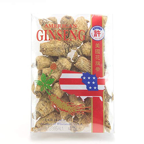 Hsu's - Wisconsin American Ginseng | ZG0112-4 | Hsu’s Ginseng | Cultivado em Marathon County, Wisconsin | Caixa de Viagem | Médio Curto | 4g