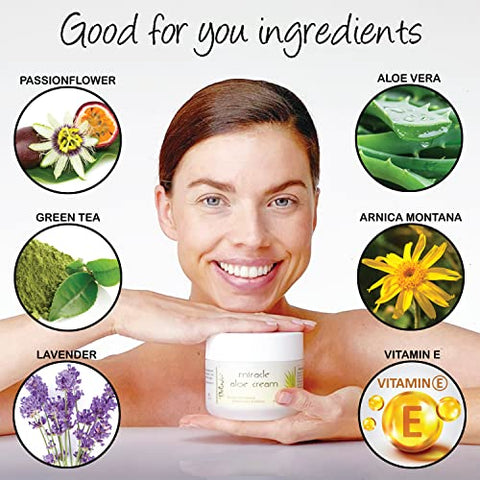 DELÚVIA - Deluvia Loção Milagrosa de Aloe Vera, Creme de Aloe Vera, Hidratante de Aloe Vera para Rosto e Corpo, Protetor Solar Calmante de Aloe Vera, Loção de Aloe Vera, Creme de Aloe e Hidratante Facial, Aloe Vera e