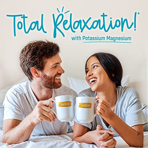 Smart for Life - SMART FOR LIFE Suplemento de Potássio e Magnésio – Complexo de Magnésio de Alta Absorção – 90 Cápsulas Veganas – Suplemento de Magnésio e Potássio para Saúde Vascular, Magnésio para Pernas