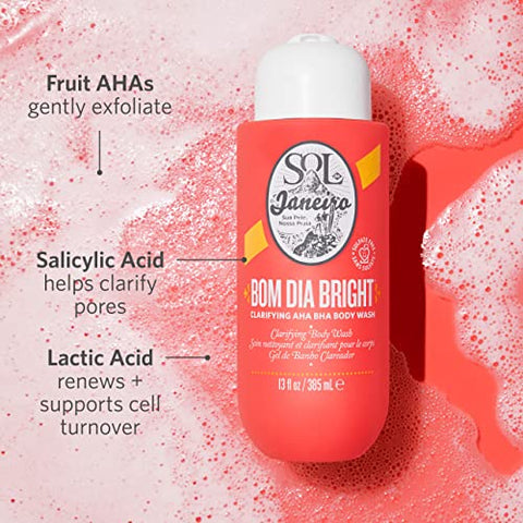 SOL DE JANEIRO Sabonete Líquido Iluminador Bom Dia – Clareador Corporal 200ml