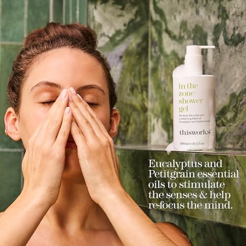Gel de Banho In The Zone: Reencontre o Foco com Eucalipto e Patchouli – 250ml - THISWORKS