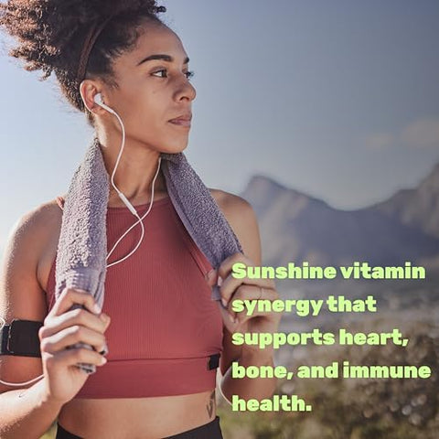 Vitamina D3 K2 Softgel, 250 Unidades, Complexo 2-1, Vitamina D3 5000 UI – Comprimidos de Alta Potência - DEAL SUPPLEMENT