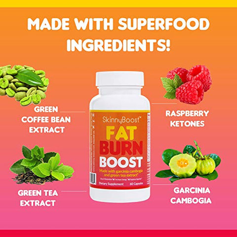 Fat Burn: Queime Gordura Rapidamente – Fórmula Poderosa – 100% Natural – 60 Cápsulas - SkinnyBoost