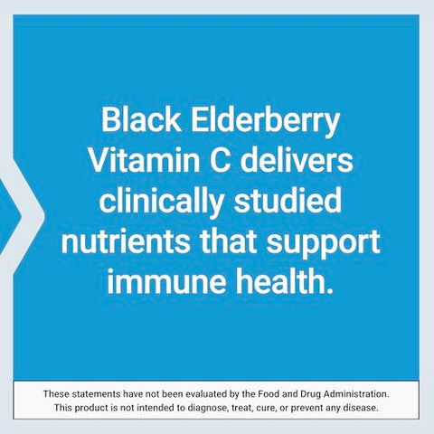 Black Elderberry Vitamin C – Suporte Imunológico Diário com Sabugueiro - Life Extension