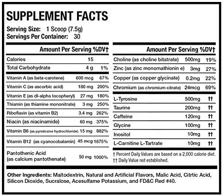 Pó Energético – Mistura Energética para Impulso Matinal – Energia sem Açúcar com Antioxidantes – Produto para Iniciar o Dia e Nutrição Esportiva – 30 Porções, Sabor Frutado - Morning Buzz