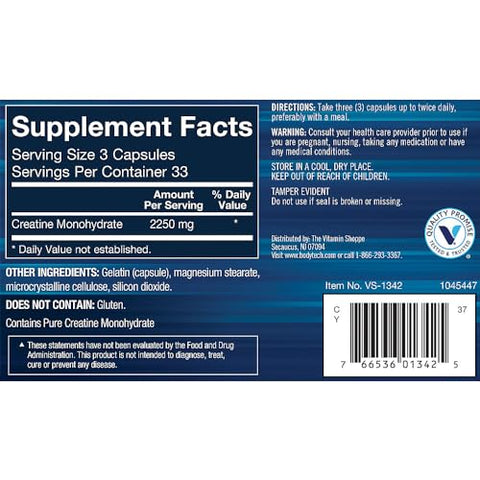 BODYTECH - BodyTech Creatine Monohidratada (100 Cápsulas) – Potencialize seus resultados