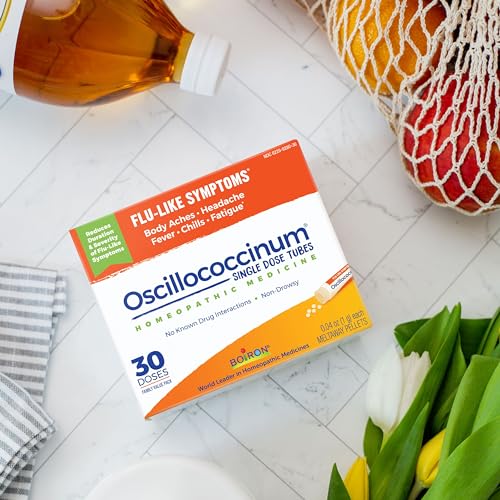 Oscillococcinum Alívio Sintomas Gripe – Dores no Corpo, Dor de Cabeça, Febre, Calafrios e Fadiga – 30 Comprimidos - Boiron