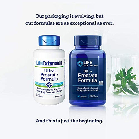 Ultra Prostate Softgels – 60 Cápsulas (Pacote com 2) | Fórmula Avançada para Saúde da Próstata - Life Extension