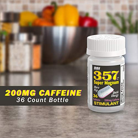 357 HR MAGNUM - Super Magnum Estimulante 200mg Cafeína – Embalagem 3 Unidades