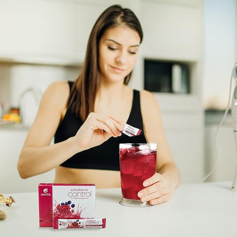 ActiveBlendz Control Pó de Romã – Bebida Instantânea de Frutas Feita de Uva | Marca Javita - Javita